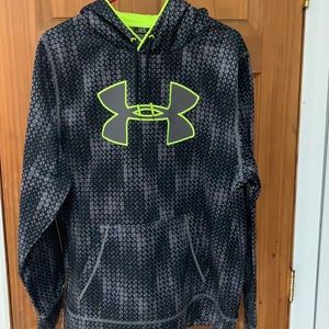 Under Armour black/grey/neon hoodie